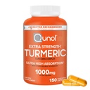 Qunol 심황 Curcumin 보충교재, 합동 지원을 위한 매우 높은 흡수를 가진 1000mg, 여분 힘 캡슐, 150 조사
