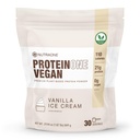 NutraOne ProteinOne Vegan 식물 기반 단백질 분말 Vegan Protein Powder, Dairy-Free, Pea 및 쌀 단백질 (Vanilla Ice Cream)