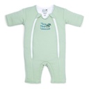 마술 Sleepsuit 아기 Merlin의 면 아기 Swaddle Transition 제품 - 연약한과 Cozy 디자인, 쉬운 기저귀 변화를 위한 두 배 지퍼는, 안전한 잠을 승진시킵니다, 3-6 달 - Sage 녹색 - 큰 18-21lbs