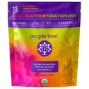 자주색 나무 유기 전해질 Hydration 소포, 영 설탕, 바다 소금, 급속한 Rehydration 구호를 위한 매일 IV Hydrate 팩 - 물 음료 혼합, 다양성 팩, 15 단위
