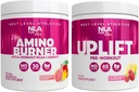 NLA for Her Pre/Intra Workout Stack (Her Thermogenic Amino Hawaiian Sunset 과 Uplift Pre Workout Raspberry Lemonade 포함)