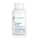 BIOGENA WISSEN SCHAFFT GESUNDHEIT Chlorella Plus C - Green Alga Supporting Detox** - 900 mg 유기농 염소라 Vulgaris 파우더 캡슐 - Non-GMO 보충