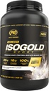 PVL 골드 시리즈 - 100 % Whey ISOGOLD 스포츠 - 프리미엄 Whey Protein Isolate Shake Mix - 2 LB - 바닐라 밀크 셰이크