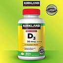 Kirkland Signature 더 많은 추가 강도 D3 50 mcg, 600 Softgels 기대