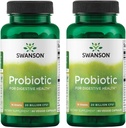 소화 건강을위한 Swanson Probiotic GI Tract Immune 지원 여행자 지원 20 억 CFU Prebiotic FOS 60 Veggie 캡슐 (캡) (2 팩)