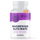 Vimergy Magnesium Glycinate – 스트레스 지원 – Tummy Upset*을 피하기 위해 킬레이트 – 심장 건강 및 에너지 * 촉진, Vegan Gluten-Free – 60 캡
