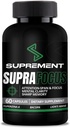 Nootropics 두뇌 지원 보충교재. 남자 & 여자를 위한 60 조사. Lions Mane, Bacopa Monnieri, L Tyrosine과 메모리 및 초점을위한 두뇌 보충 교재. 초점 보충교재와 기억을 위한 Mind Booster.