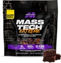 Muscletech High-Protein Mass Gainer (Triple Chocolate Brownie, 6LB) - Mass Tech Extreme 2000 Mass Gainer Protein Powder Supplement - 증가 근육, 향상된 복구 및 강도를위한 체중 증가