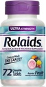 Rolaids Antacid 칼슘 & 마그네슘 보충교재 매우 힘 정제, 과일 72 ea (4의 포장)