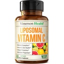 Liposomal 비타민 C 1000mg - 프리미엄 흡수 비타민 C 분말 - 면역 지원 보충교재 - 비타민 C 1000mg - 산화 방지제 지원을 위한 높은 힘 - 소화 & 빠른 섭취에 Gentle. 60 캡슐