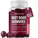 COQ10 & Pomegranate를 가진 사탕 뿌리 Gummies - 남자와 여자를 위한 Nitric 산화물 보충교재 - 내구시간을 위한 Beetroot, 성과, 회복 - Vegan, 비 GMO, 글루텐 자유로운 - 혼합 베리 풍미, 120 조사