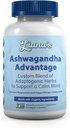 Ashwagandha Advantage, Stress Relief, Mood & Adrenal Support에 대한 USDA 유기 혼합. Ashwagandha, Turmeric, Spirulina 및 더 많은 60 캡슐 순수한 비 GMO 채식 보충교재로 만드는