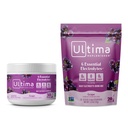 Ultima Replenisher Electrolyte Powder Drink Mix 번들 - 설탕 무료 - 포도, 30 서빙 용기 및 20 Stickpacks - 6 Electrolytes 및 Minerals - Keto Friendly, Vegan, Non-GMO