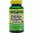 스프링 밸리 - Papaya Enzyme Complex, 180 Chewable 정제