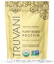 Truvani Vegan Pea Protein Powder | 바나나 cinnamon | 20g 유기농 공장 기반 단백질 | 10 인분 | Keto | 글루텐 & 낙농장 무료 | 저탄소 | 추가 설탕 없음