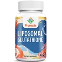 2400MG Liposomal Glutathione, 비타민 C와 더불어, 우유 이틀 & 알파 Lipoic 산, 주된 산화 방지제, 순수한 감소된 L 글루타티온 - 면역 체계, 세포 수선, 에너지, 높은 흡수, 60 Softgels