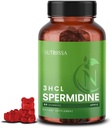 Nutriissa spermidine Gummies 10mg (99 % spermidine 3HCL) - 세포 건강 및 장수 지원 - 순도 및 효능에 대한 EPEB 인증 - 60 Apple 맛 Vegan Gummies