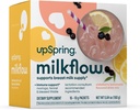 UpSpring Milkflow Immune 지원 Breastfeeding 보충 음료 혼합 Fenugreek-Free, Moringa Elderberry Lemonade 풍미, Breast 우유 공급, 16의 혼합을 지원하는 Lactation 보충교재