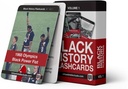 Urban Intellectuals Black History Flashcards - 1 유명한 Black Cultural Holiday Trivia Playing Cards 성인 교실을위한 교육 활동