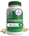 건강 목 영양 Ashwagandha 500mg KSM-66® 90 캡슐 | 스트레스, 계류, 초점 및 에너지 | 임상 입증 및 유기 뿌리 만 Whitania Somnifera 추출 | 비 GMO, 글루텐 & Soy Free