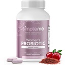 Prebiotics, Cranberry - 여성을위한 질 프로 바이오 틱스 - pH 밸런스, UTI, 질 건강, Gut Flora - Women's Probiotics Supplement Complex - 60 캡슐