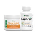 지그토 건강 번들 | 아드레날린 칵테일, 60 인분 (Jar) 및 CoQ10 w/SRT, 60 캡슐