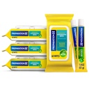 Witch Hazel, 192 Ct Plus Preparation H Hemorrhoid Symptom Treatment Cream, 2 Tube x 1.8 oz, Wipe Plus Treat for Better Relief, Hemorrhoid Care Bundle의 준비 H Hemorrhoid Wipes