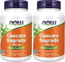 지금 보충 교재, Cascara Sagrada (Rhamnus Purshiana) 450 mg, 250 Veg 캡슐 (2의 팩)
