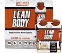 LABRADA NUTRITION - Lean Body RTD Whey Protein Shake, 남성 및 여성을위한 편리한 On-The-Go 식사 교체 Shake, 단백질 20 그램 - Zero Sugar, Lactose & Gluten 무료, 소금 Caramel (16의 포장)