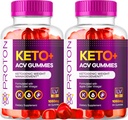 (2 팩) Proton Keto ACV Gummies, Proton Keto Plus ACV Gummies 1050MG, Proton Keto, Keto ACV Gummies 고급 Proton Apple Cider Vinegar 지원, Proton Keto ACV Gummy 리뷰, 120 Gummies