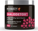 미스 Lizzy HaloDetox - 순수, 80 광물 할로겐 Detox Bromine, 염소, 및 불소, Replenish Electrolytes, & 지원 건강한 Thyroid & Adrenal 기능 - 4oz