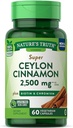Nature's Truth Super Cinnamon plus Biotin & Chromium 빠른 릴리스 캡슐 - 60 ct, 3 팩