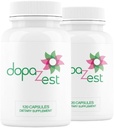 Mental Clarity, Covid Brain 및 Brain Fog*에 대한 DopaZest- 지원. (120 캡슐) 2 팩
