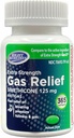 가스 구호 여분 힘, 125mg Simethicone (365 Softgels), 가스, bloating, Fullness, Painful discomfort에서 빠른 구호는 가스 X 여분 힘 유효 성분에, 비교합니다