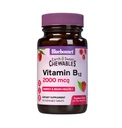 BlueBonnet Nutrition Earth Sweet Vitamin B12 2000 mcg Chewable Tablets, Soy-Free, Gluten-Free, Kosher Certified, Dairy-Free, Vegan, Raspberry flavored, 90 Chewable Tablets, 90 서빙