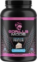 Gorilla Mind Premium Whey Protein - 생일 케이크, Whey Protein Isolate & Concentrate의 25 그램, 회복 및 근육 구축 (30 서빙)