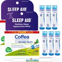 Boiron Coffea Cruda 30C - 6 총 블루 튜브 - 무수한 수면을위한 Homeopathic 수면 보조, 정신 장애, 레이싱 사고, 블루 잉크 펜과 Difficulty 자