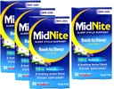 Occasional Sleeplessness, 30 Chewable Cherry Tablets에 대한 Midnite 수면 보조 (4의 평균 팩)