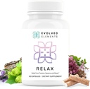 All-Natural Muscle Relaxer | 60 캡슐 | 마그네슘, 열정 꽃, 발레단 뿌리의 스팸 릴리프 | Relieves Muscle Spasms, 긴장, Calmness 촉진