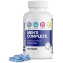 Bronson ONE 매일 남자의 완전한 Multivitamin Multimineral 한 번 매일 멀티 Active Men, 180 정제