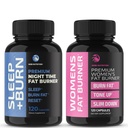 Nobi Nutrition Day and Night Time Fat Burner Bundle for Women | Thermogenic Raspberry Ketone의 24 시간 체중 감량 | Appetite Suppressant, Metabolism Booster 및 Belly Fat Reducer | 120 개 각