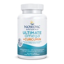 북유럽 자연 오메가 쿠르쿠민, 레몬 - 60 소프트 젤 - 1200 mg 오메가-3 + 400 mg 최적화 쿠르쿠민 - 전투 세포 스트레스 - 비 GMO - 30 서빙