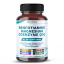 마그네슘 & Coenzyme Q10를 가진 Benfotiamine - Nerve 건강, 세포질 웰니스 & 눈 건강 - 미국에서 만드는 150의 캡슐