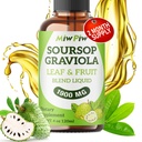 Soursop 액체 하락 세포 지원 & 재생, 면역 부스트, 틈새, 간결 및 수면, Soursop Bitters 액체, 초본 Goodness, 설탕/Gluten, 자연적인 풍미를 위한 4개 Fl oz