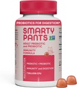 SmartyPants 성인 Probiotic & Prebiotic Gummies for Digestive Health: Gut Health Supplement, Immune Support, Strawberry, 60 Count (30 Day Supply)에 대한 임상적으로 Studied Prebiotic