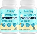 120 억 CFU Probiotic - 여성을위한 Menopause 지원 Probiotics, 뜨거운 플래시 나이트 땀 무드 스윙 호르몬 균형 Gut & 면역 건강 - 120 모자를위한 천연 Menopause Probiotic 보충
