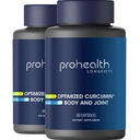 ProHealth Body & Joint - 최적화된 Curcumin Longvida (60 Veggie 캡슐) (2 팩)