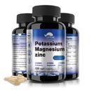 칼륨 마그네슘 마그네슘 보충 1000mg, 마그네슘 칼륨 아연 Aspartate 지원 관, 뼈, 심장, 근육 & 신경 건강, 비 GMO, 비건, (120 캡슐)
