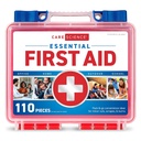 케어 과학 응급 처치 키트, 110 조각 | 여행, 일, 학교, 홈, 자동차, 비상, 생존, 캠핑, 하이킹, 기타를위한 전문 사용