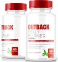 (2 팩) Outback Belly Burner 알약, 프리미엄 아웃 백 배 버너 Keto 캡슐, 모든 자연 Keto 보충 피트니스 및 바디 목표, 공식 아웃백 BellyBurner 리뷰 (120 캡슐)